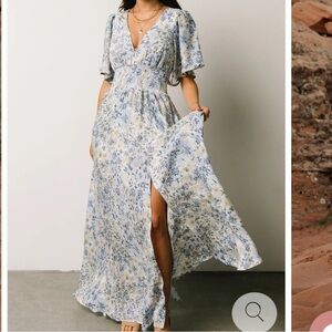 NWT Baltic Born Verona Smocked Maxi Dress- Size Small